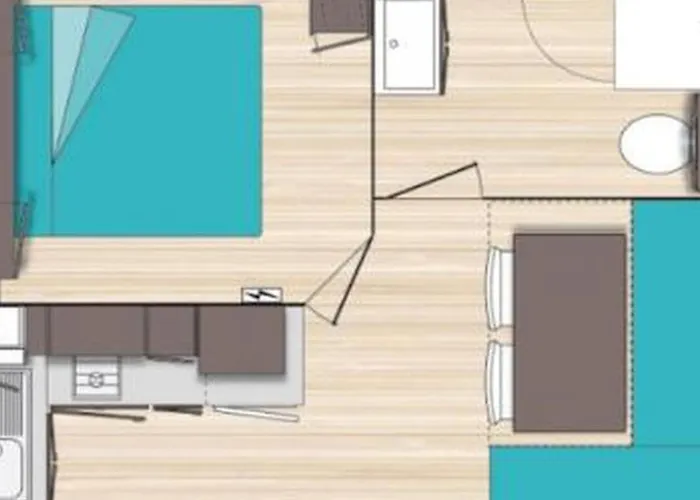 Mobil-home Cosy Avec Terrasse A - Api-1-52-317 Royan